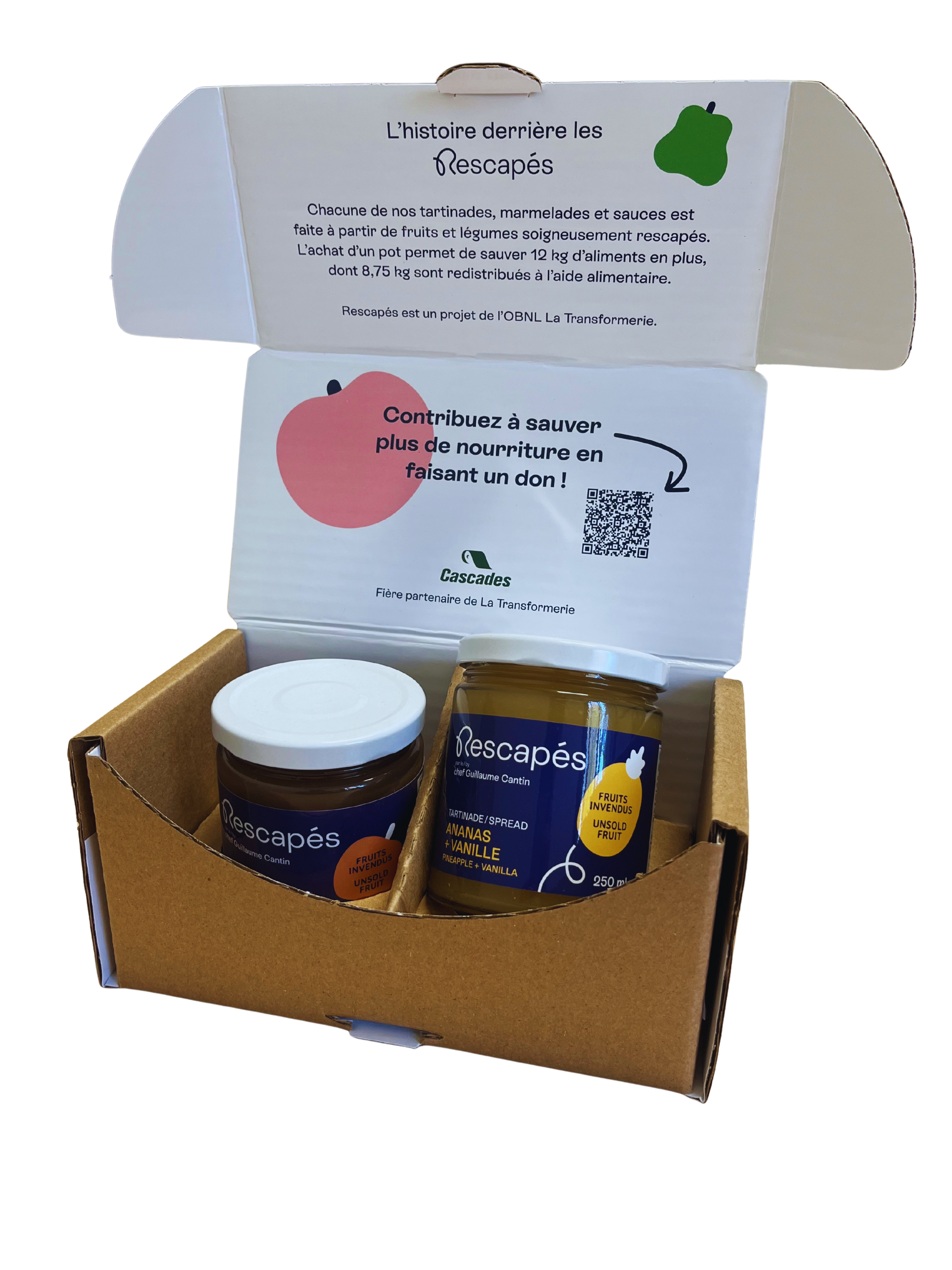 Coffret cadeau circulaire en collaboration spéciale avec Cascades